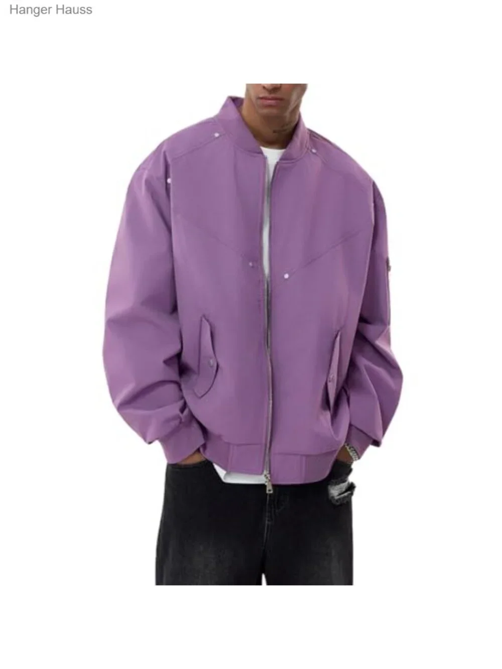 Men's Lightweight Water Repellent Windbreaker Bomber Jacket Zip Up